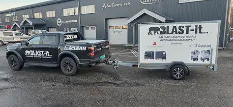 Salg av laser og tørris rengjøringsmaskiner.